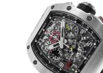 Richard Mill - Automatic Flyback Chronograph Felipe Massa| RICHARD MILLE| RM011| TI Skeleton Clock Automatic Winding Rubber| Middle Ages| - Image 6