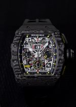 Richards Mill - Automatic Flyback Chronograph| RICHARD MILLE| RM11 - 03| Carbon TPT Skeleton Dial Automatic Winding Rubber Similar| Middle Ages| - Image 11