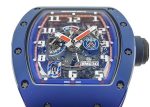 RICHERMILL - Automatic Declutch Blue Rotor Paris Saint-Germain| RICHARD MILLE| RM030 PARIS Saint-GERMAIN| CE / TPT Skeleton Clock Rubber| Limited to 100| Middle Ages| - Image 7