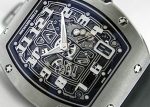 Richards Mill - Automatic Extra Flat| by Richard Mille| RM67 - 01| TI Skeleton Clock Automatic Winding Rubber| Unused item| - Image 7