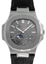 Patek Philippe - Nautilus Puchi Complications| PATEK PHILIPPE| 5712G - 001| WG Gray Clock Automatic Leather| Unused item|