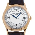 Patek Philippe - Calatrava| PATEK PHILIPPE| 5296R - 001| RG Silver Clock Automatic Leather