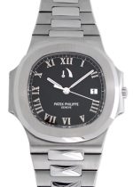 Patek Philippe - Nautilus Power Reserve| PATEK PHILIPPE| 3710 / 1A - 001| SS Black Clock Automatic Winding Bracelet| Middle Ages|