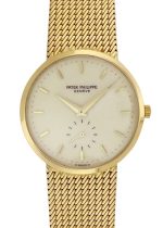 Patek Philippe - Calatrava| PATEK PHILIPPE| 3893 / 1J| YG Ivory Clock Hand Winding Bracelet| Middle Ages|