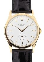 Patek Philippe - Calatrava| PATEK PHILIPPE| 5196R - 001| 18KRG Silver Clock Dial Hand Winding Leather| Middle Ages|