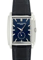 Patek Philippe - Gondo| PATEK PHILIPPE| 5124G - 011| WG Blue Clock Hand Winding Leather| Middle Ages|