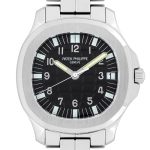 PATEC PHILIPPE - Aqua Note Large Size| PATEK PHILIPPE| 5065 / 1A - 010| SS Black Clock Automatic Winding Bracelet| Middle Ages|