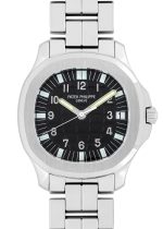 PATEC PHILIPPE - Aqua Note Large Size| PATEK PHILIPPE| 5065 / 1A - 010| SS Black Clock Automatic Winding Bracelet| Middle Ages|