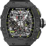 Richard Mill - Automatic Flyback Chronograph| by Richard Mille| RM11 - 03| Carbon TPT Skeleton Dial Autowinding Rubber|