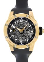 Richard Mill as Dizzy Hands| by Richard Mille| RM63 - 01| RG / TI Skeleton Dial Automatic Winding Rubber|