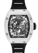 Richards Mill - Automatic| RICHARD MILLE| RM010| TI Skeleton Clock Automatic Winding Rubber| Commissions| Middle Ages|