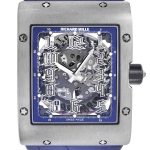 Richards Mill - Automatic Extra Flat| RICHARD MILLE| RM016| TI Skeleton Clock Automatic Leather| Middle Ages|