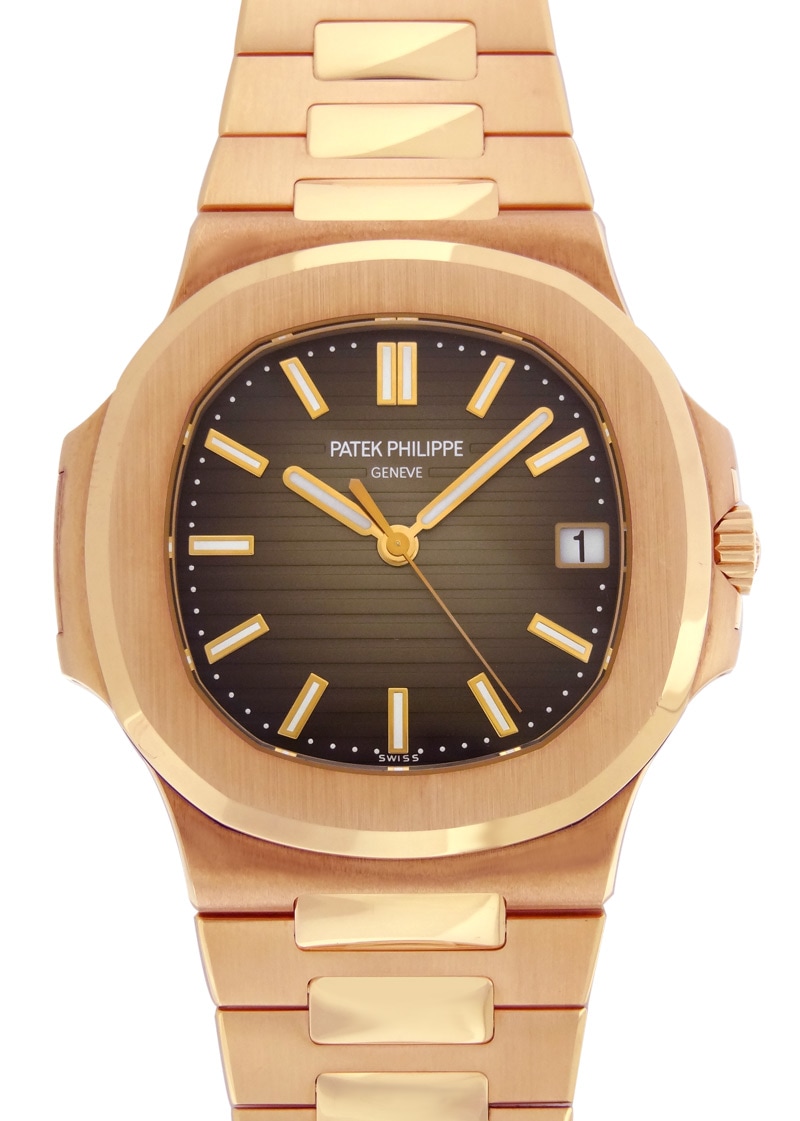 Patek Philippe - Nautilus| PATEK PHILIPPE| 5711 / 1R - 001| RG Brown Clock Automatic Winding Bracelet| Commissions| Middle Ages| Patek Philippe - Nautilus| PATEK PHILIPPE| 5711 / 1R - 001| RG Brown Clock Automatic Winding Bracelet| Commissions| Middle Ages| - Image 1