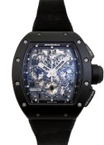 Richard Mill - Felip Massa Black Phantom| by Richard Mille| RM011 CA-TZP TZP Ceramic / Carbon TPT Skeleton Dial Autowinding Rubber| Limited to 50| Commissions| Middle Ages|
