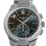 Patek Philippe - Annual Calendar Chronographs| PATEK PHILIPPE| 5905 / 1A - 001| SS Green Clock Automatic Winding Bracelet| Middle Ages|
