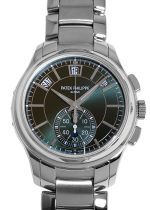 Patek Philippe - Annual Calendar Chronographs| PATEK PHILIPPE| 5905 / 1A - 001| SS Green Clock Automatic Winding Bracelet| Middle Ages|