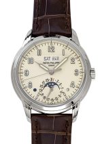 Patek Philippe - Grand Complication Perpetual Calendar| PATEK PHILIPPE| 5320G - 001| WG ivory clock automatic winding leather| Commissions| Middle Ages|