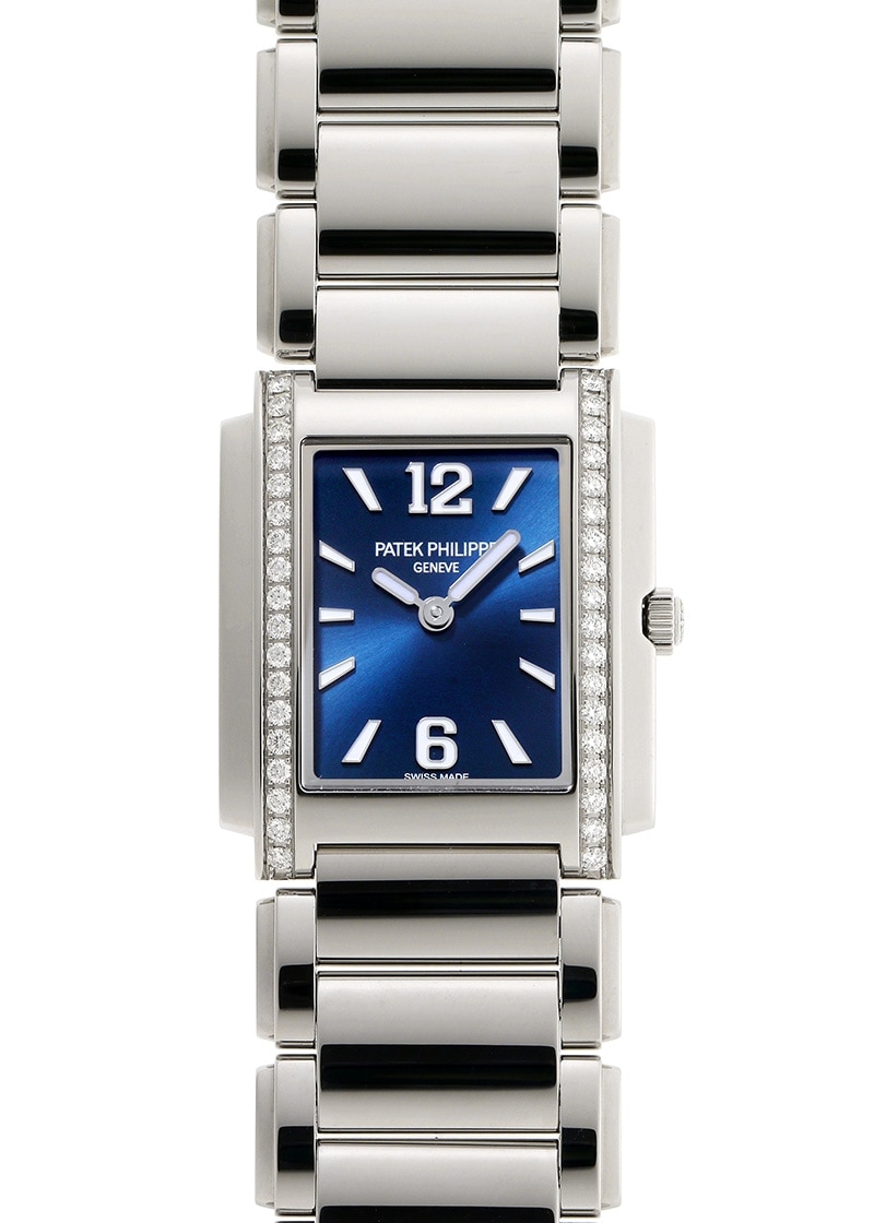 Patek Philippe - Twenty4| PATEK PHILIPPE| 4910 / 1200A-001| SS Blue Dial Quartz Bracelet Patek Philippe - Twenty4| PATEK PHILIPPE| 4910 / 1200A-001| SS Blue Dial Quartz Bracelet - Image 1