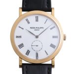 Patek Philippe - Calatrava| PATEK PHILIPPE| 5119R - 001| RG White Clock Hand Winding Leather| Middle Ages