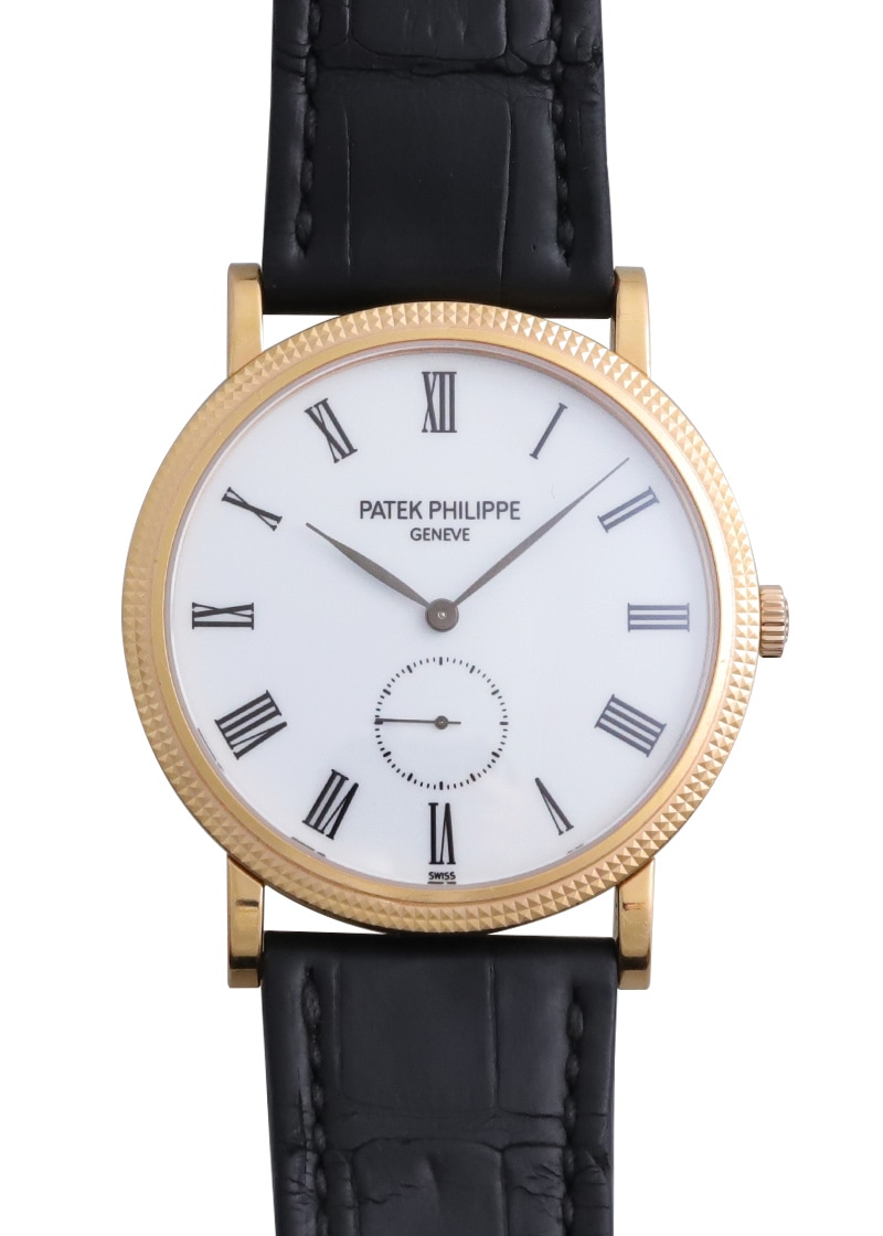 Patek Philippe - Calatrava| PATEK PHILIPPE| 5119R - 001| RG White Clock Hand Winding Leather| Middle Ages Patek Philippe - Calatrava| PATEK PHILIPPE| 5119R - 001| RG White Clock Hand Winding Leather| Middle Ages - Image 1
