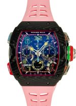 Richards Mill - Automatic Split Second Chronograph| RICHARD MILLE| RM65 - 01| Carbon / TPT Skeleton Dial Automatic Winding Rubber| Commissions| Middle Ages
