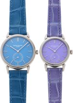 Patek Philippe - Calatrava Japan Limited| PATEK PHILIPPE| 6127G - 010 & 7127G - 010| WG Blue & Purple Clock Hand Winding Leather| Commissions| Unused item