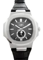 Patek Philippe - Nautilus Annual Calendar| PATEK PHILIPPE| 5726A - 001| SS Black Dial Automatic Winding Leather