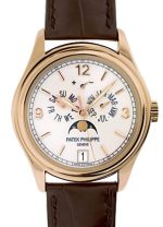 Patek Philippe - Annual Calendar| PATEK PHILIPPE| 5146R - 001| RG ivory clock automatic winding leather