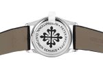 Patek Philippe - Calatrava| PATEK PHILIPPE| 3796G| WG ivory clock hand-winding leather| Middle Ages| - Image 4