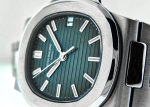 Patek Philippe - Nautilus| PATEK PHILIPPE| 5800 / 1A-001| SS Blue Clock Automatic Winding Bracelet| Commissions| Middle Ages - Image 6