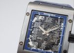 Richards Mill - Automatic Extra Flat| RICHARD MILLE| RM016| TI Skeleton Clock Automatic Leather| Middle Ages| - Image 12