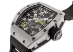 RICHAEL MILL - Automatic declutchable rotor| RICHARD MILLE| RM030| TI Skeleton Clock Automatic Winding Rubber - Image 2