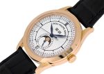 Patek Philippe - Annual Calendar| PATEK PHILIPPE| 5396R - 001| RG Silver Clock Automatic Leather| Middle Ages| - Image 2
