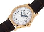 Patek Philippe - Calatrava| PATEK PHILIPPE| 5296R - 001| RG Silver Clock Automatic Leather - Image 2