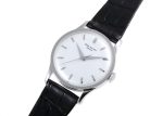 Patek Philippe - Calatrava| PATEK PHILIPPE| 570| WG Silver Clock Hand-Winding Leather| Vintage - Image 2