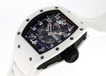 RICHERMILL - Declutch Blue Rotor Automatic White Rush| RICHARD MILLE| RM030| Carbon TPT / ATZ Skeleton Clock Dial Automatic Winding Rubber| Not available in Japan| World limited to 50 copies - Image 2