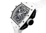 RICHER MILL RM011 Automatic Flyback Chronograph White Ghost| by Richard Mille| ATZ / Carbon TPT Skeleton Clock Dial Automatic Winding Rubber| Not available in Japan| World limited to 30 books| - Image 2