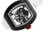 Richard Mill - Japan Red Carbon| by Richard Mille| RM055 Skeleton Clock Hand Winding Rubber| Japan Limited to 50 copies| - Image 7