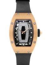 RICHAL MILL - Ladies Automatic| RICHARD MILLE| RM07 - 01| RG Skeleton Dial Similar to Automatic Rubber| Middle Ages|