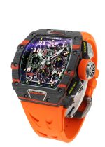 Richard Mill - Automatic Flyback Chronograph McLaren| by Richard Mille| RM11 - 03 MCL| Carbon TPT Skeleton Dial Autowinding Rubber| - Image 2