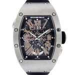 Richards Mill - Automatic| RICHARD MILLE| RM037| TI Skeleton Clock Automatic Winding Rubber| Commissions| Middle Ages|
