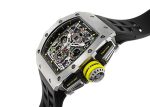 Richards Mill - Automatic Flyback Chronograph| by Richard Mille| RM11 - 03| TI Skeleton Clock Automatic Winding Rubber| Commissions| Unused item| - Image 2