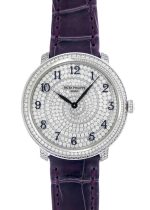 Patek Philippe - Cara Trava Diamond Ribbon Jewelry| PATEK PHILIPPE| 4978 / 400G-001| WG Diamond Clock Automatic Leather| Commissions| Middle Ages|