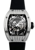 Richards Mill - Diamond Bezel| RICHARD MILLE| RM010| WG Skeleton Automatic Winding Leather| Commissions| Middle Ages|