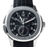 Patek Philippe - Aquanote Travel Time| PATEK PHILIPPE| 5164A - 001| SS Black Dial Automatic Rubber Winding| Middle Ages|