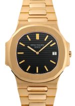 Patek Philippe - Nautilus| PATEK PHILIPPE| 3700 / 11J| 1983 YG Black Dial Automatic Winding Bracelet| Vintage| Restaurant| Middle Ages|