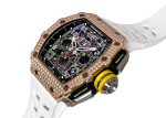 Richards Mill - RM11 - 03 Automatic Flyback Chronograph Bezel Dial| RICHARD MILLE| RM11 - 03| PG / TI Skeleton Dial Automatic Winding Rubber| Commissions| Middle Ages - Image 2