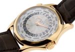 Patek Philippe - World Time| PATEK PHILIPPE| 5130R - 018| RG Silver Clock Automatic Leather - Image 2