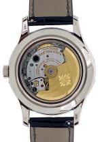 Patek Philippe - Annual Calendar Moon Phases| PATEK PHILIPPE| 5205G - 010| WG Black / Grey Clock Automatic Leather - Image 3