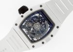 RICHERMILL - Declutch Blue Rotor Automatic White Rush| RICHARD MILLE| RM030| Carbon TPT / ATZ Skeleton Clock Dial Automatic Winding Rubber| Not available in Japan| World limited to 50 copies - Image 3